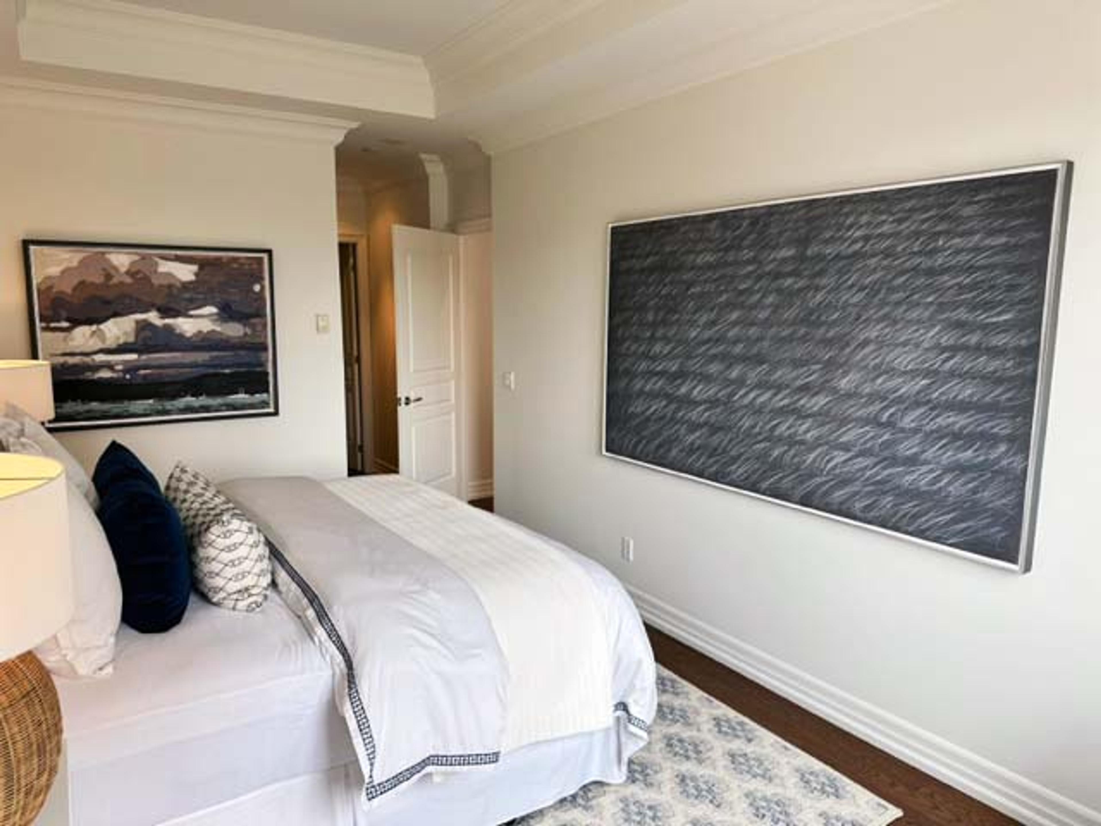 Bedroom staging example