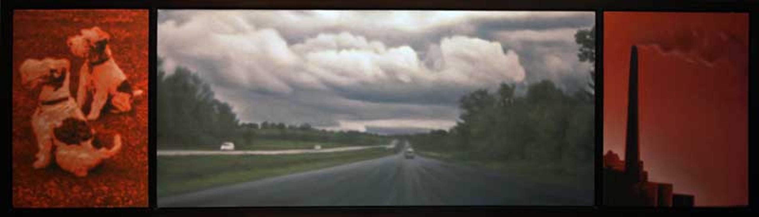 New Tryptich #4 — oil painting by Brock Irwin