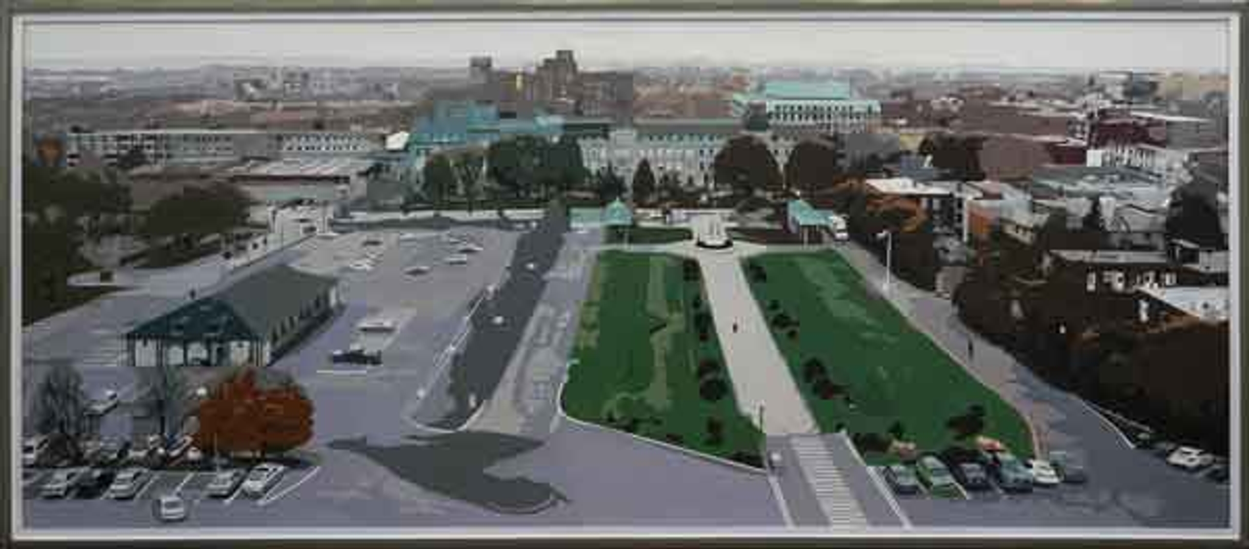 Modern Cityscape #12 — oil painting by Brock Irwin
