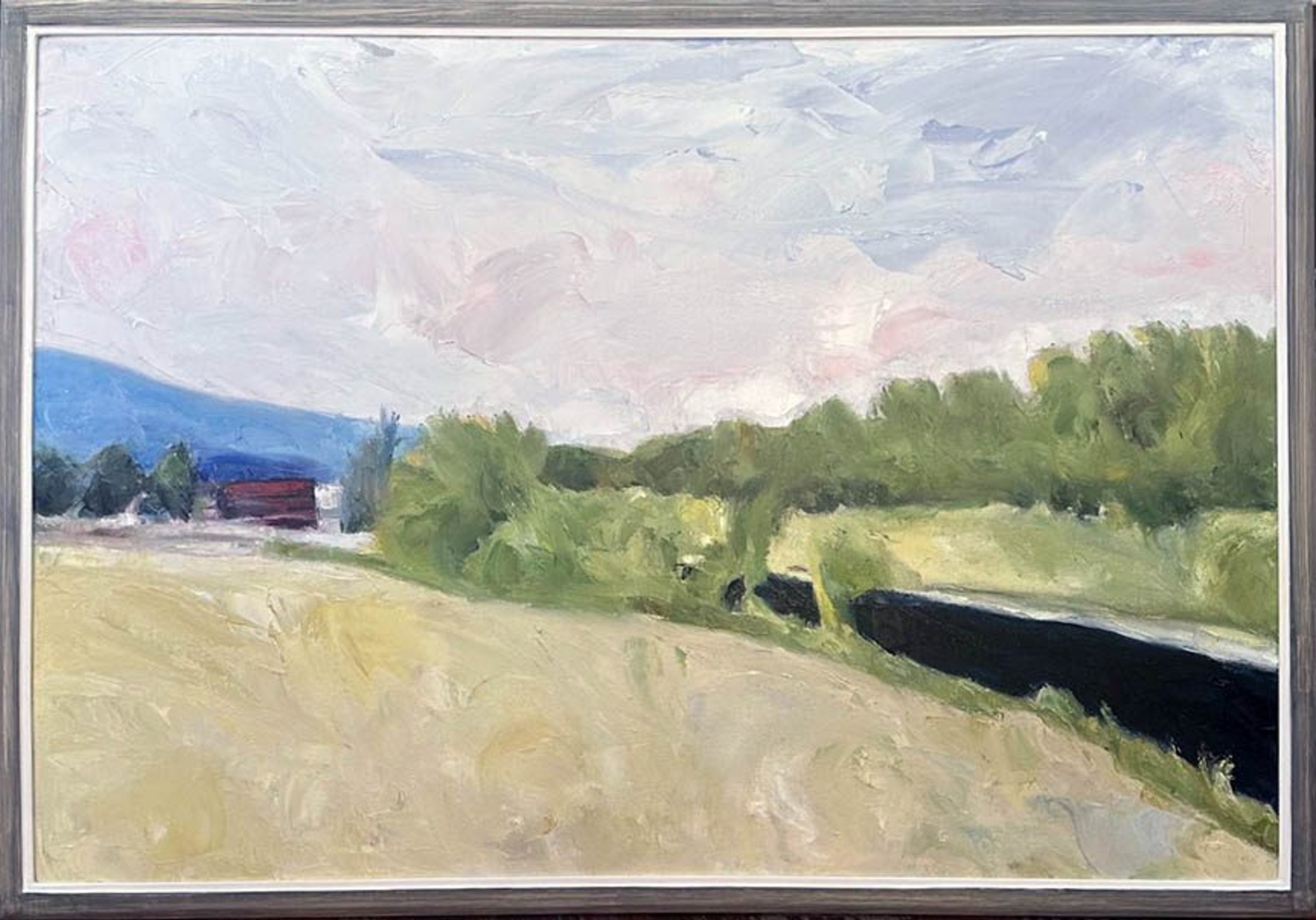 Red Barn — oil painting by Brock Irwin