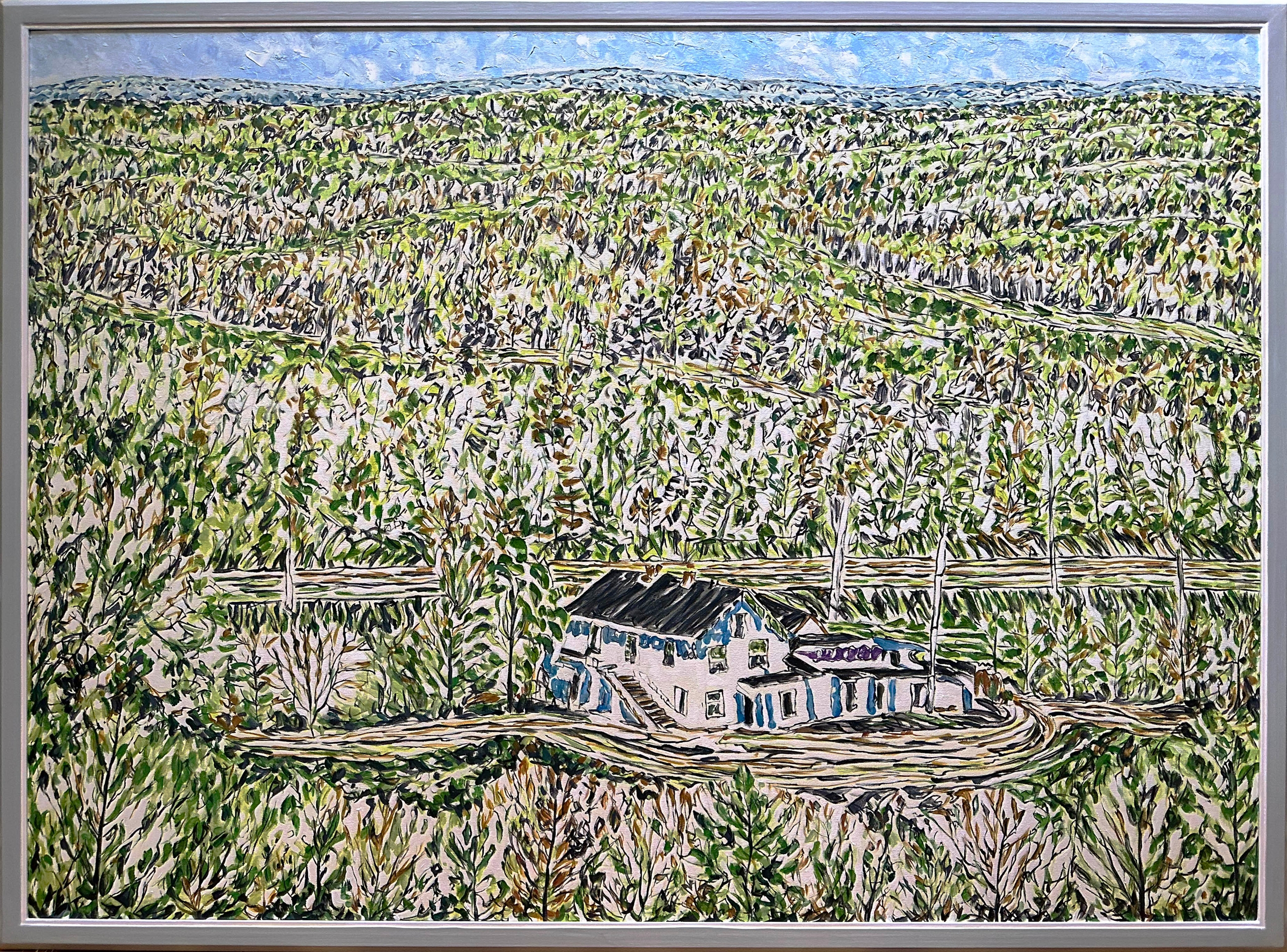 Green Trees #4 — Oil on Canvas by Brock Irwin
