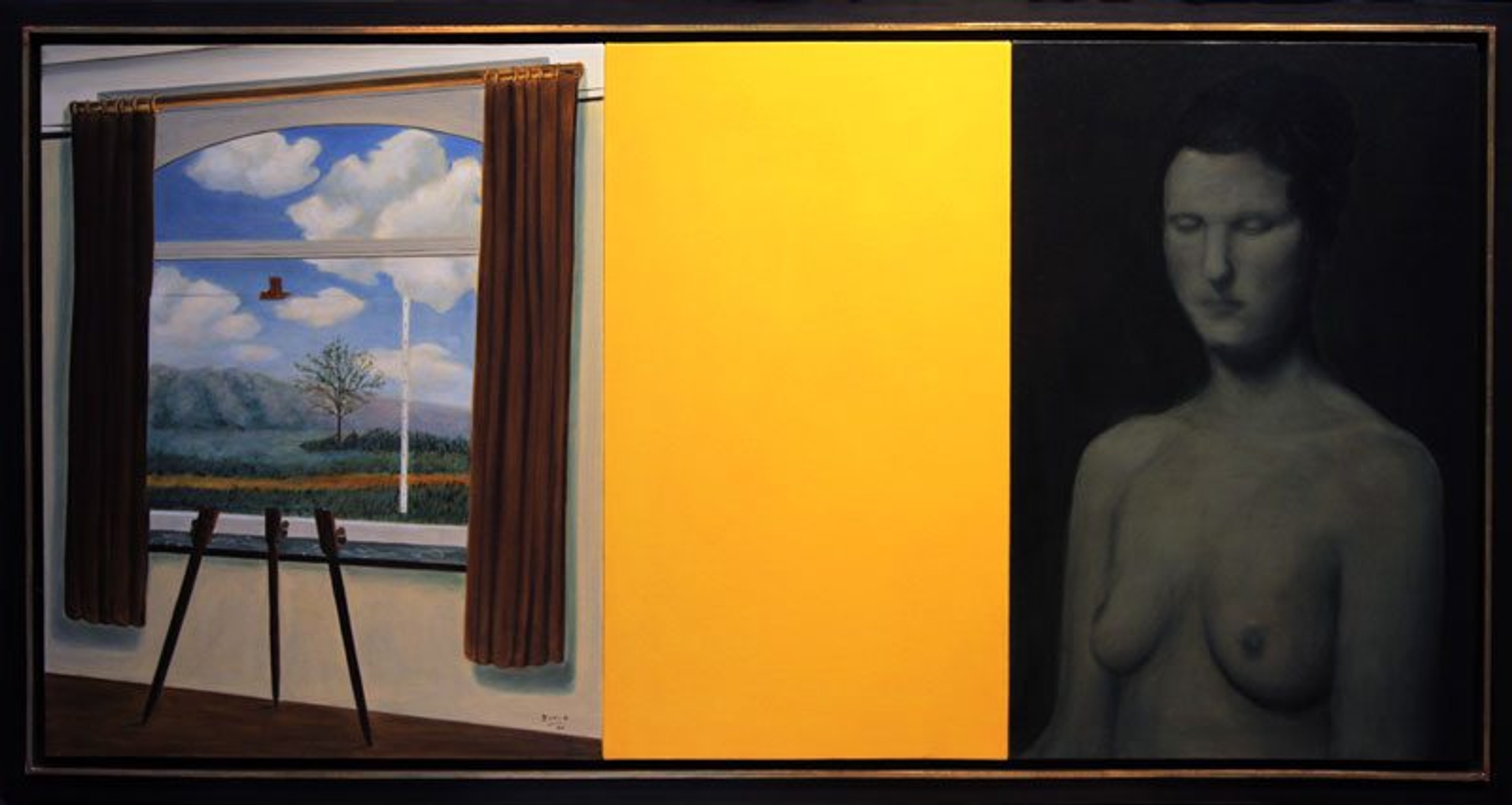 Collage Tryptich #7 — oil painting by Brock Irwin