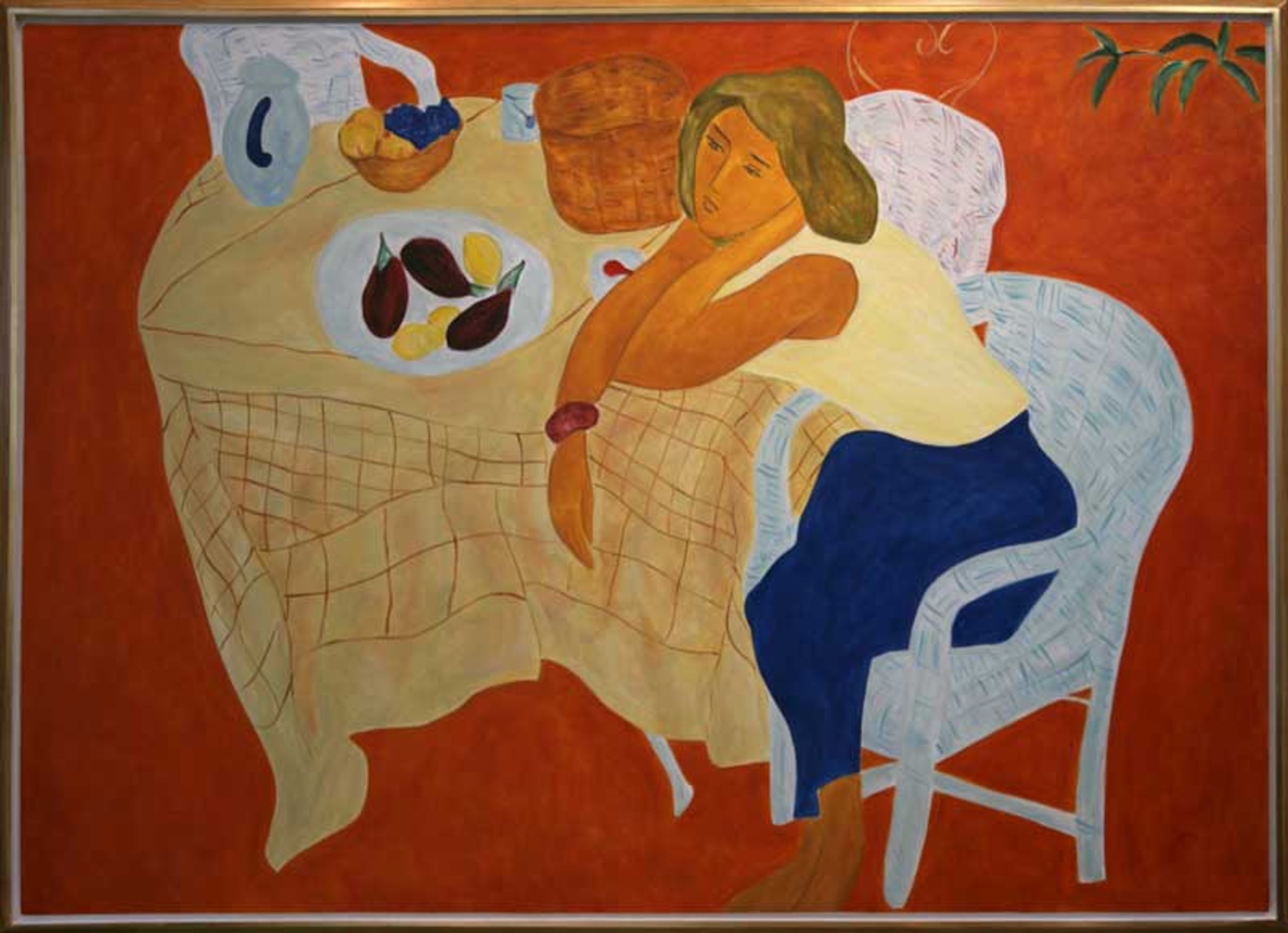 Figure (Lunch) — oil painting by Brock Irwin
