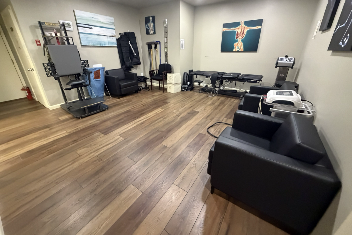 Therapies area of the Barnegat location of Thompson Healthcare & Sports Medicine.
