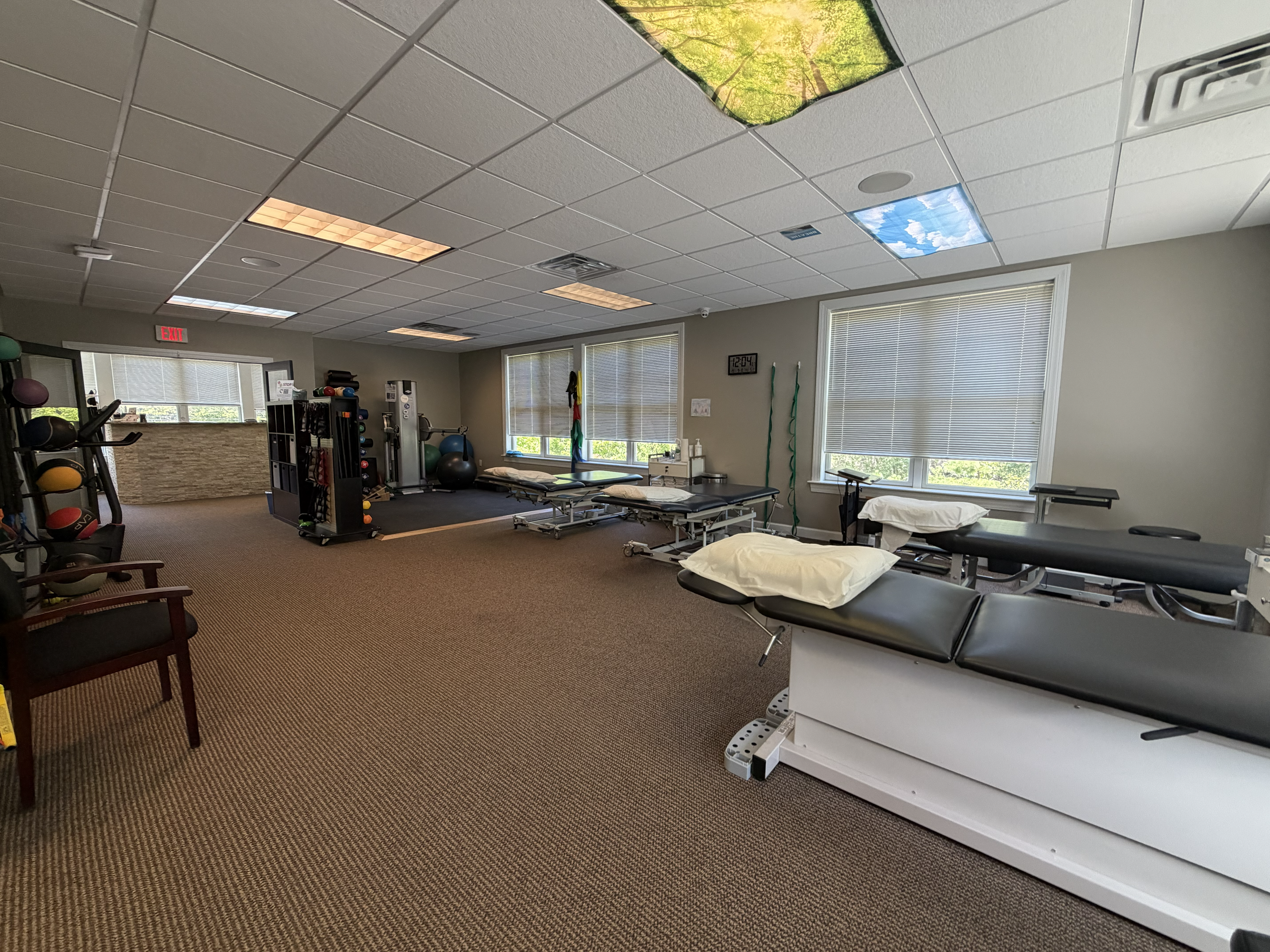 Therapies area of the Thompson Healthcare & Sports Medicine - Little Egg Harbor location.