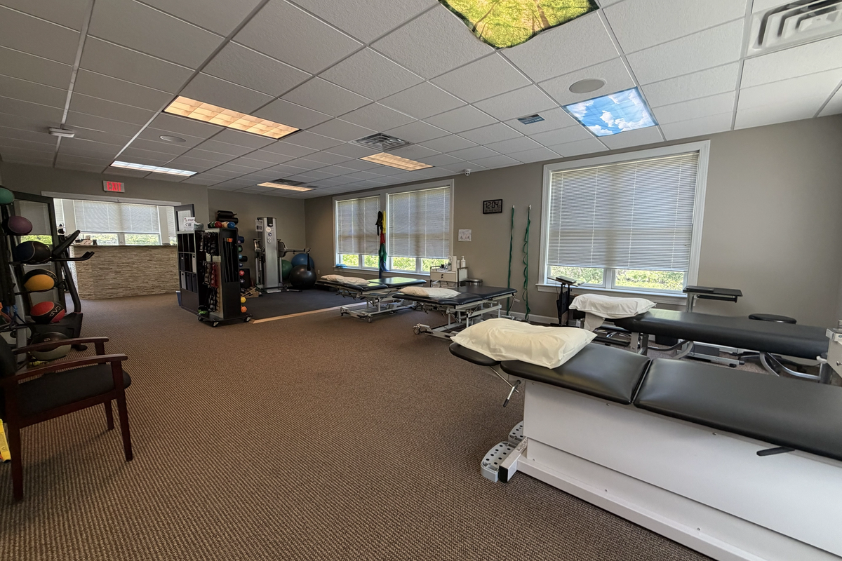 Therapies area of the Thompson Healthcare & Sports Medicine - Little Egg Harbor location.