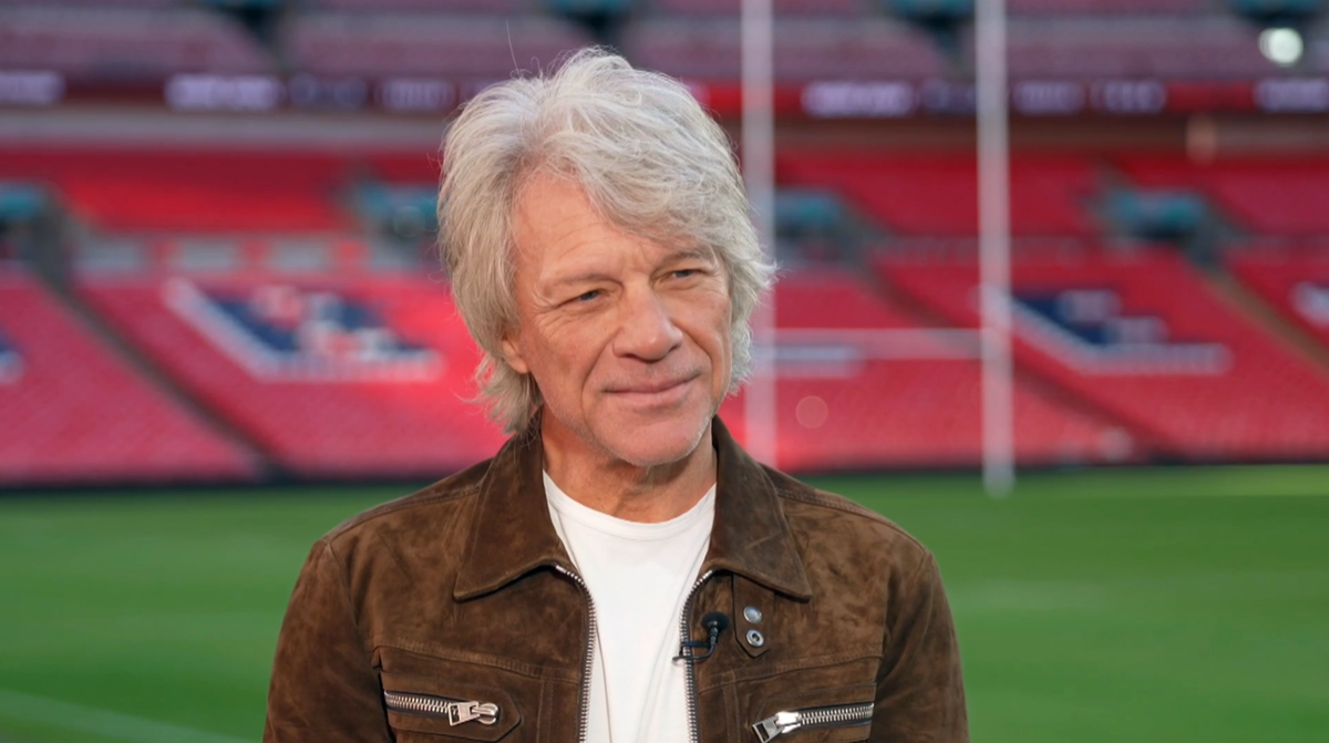 Jon Bon Jovi at Wembley Stadium interviewv