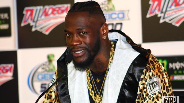 Deontay Wilder photographed in 2018, during his reign as WBC heavyweight champion
