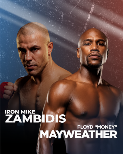Floyd Mayweather vs Mike Zambidis exhibition fight 