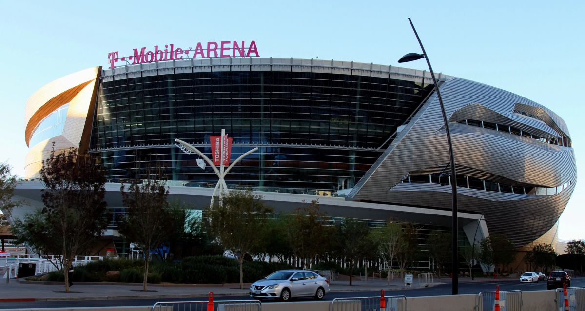 Exterior of T-Mobile Arena in Las Vegas in November 2016