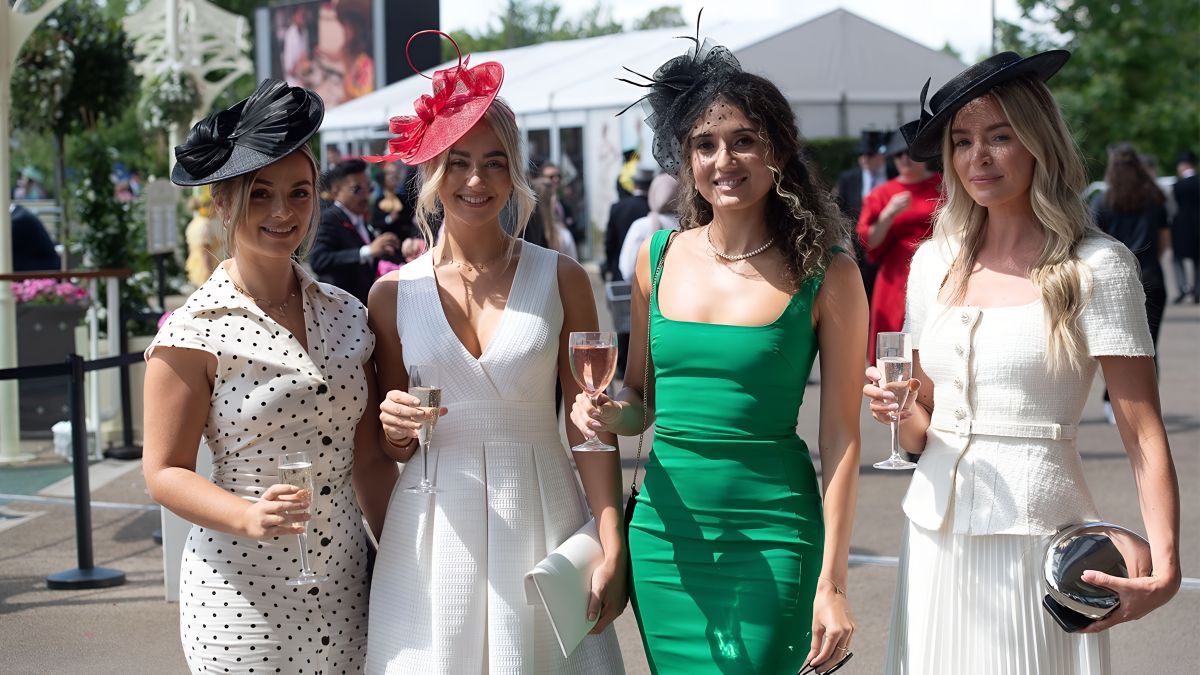 female ascot attire 
