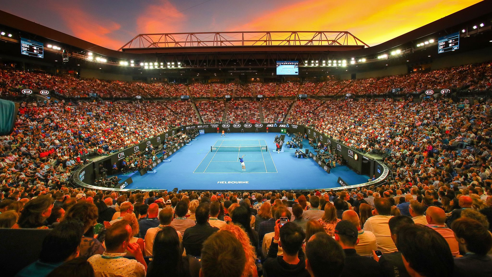 The Australian Open hospitality experiences