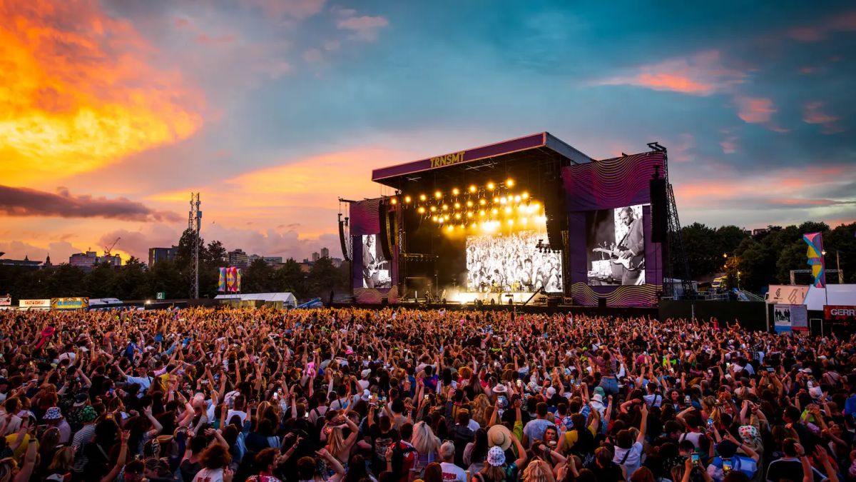 TRNSMT Festival Crowd Sunset - Outdoor Live Music