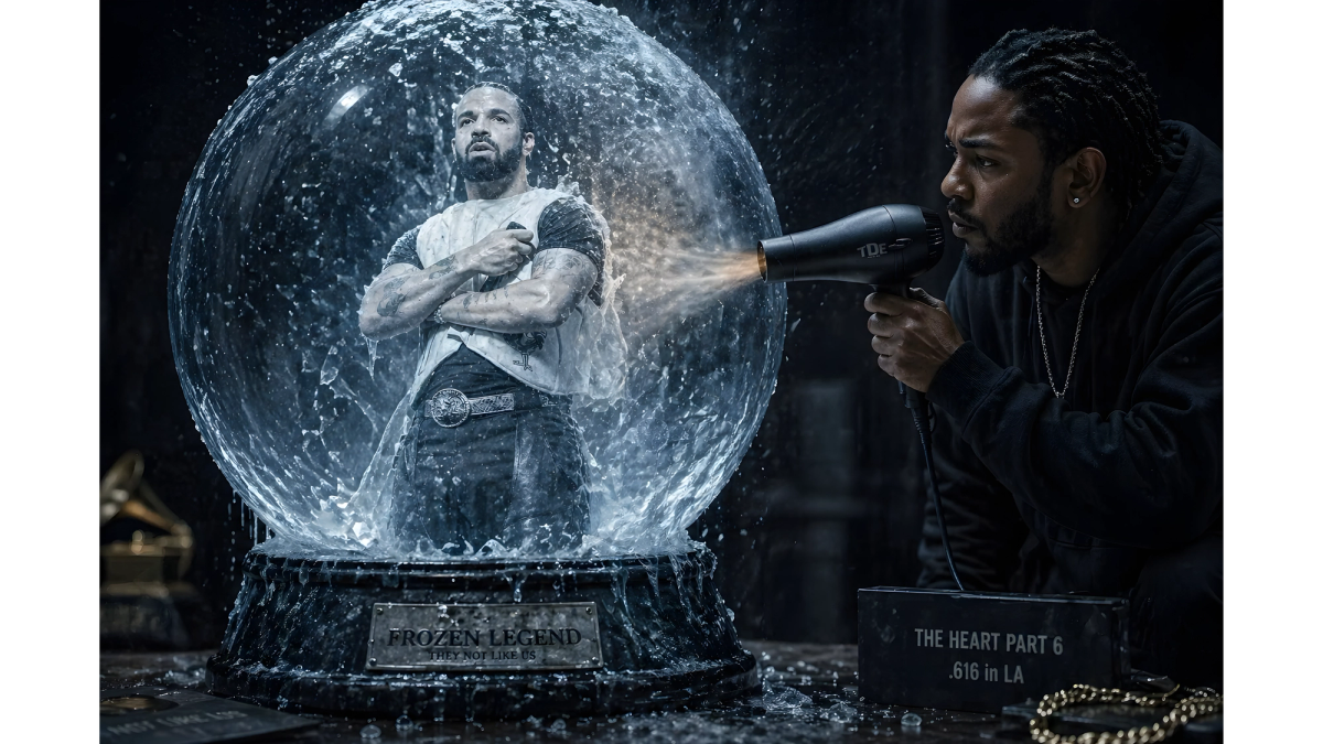 Drake in Snow Globe, Kendrick Lamar & Grammy Credited Artist Steve Hill