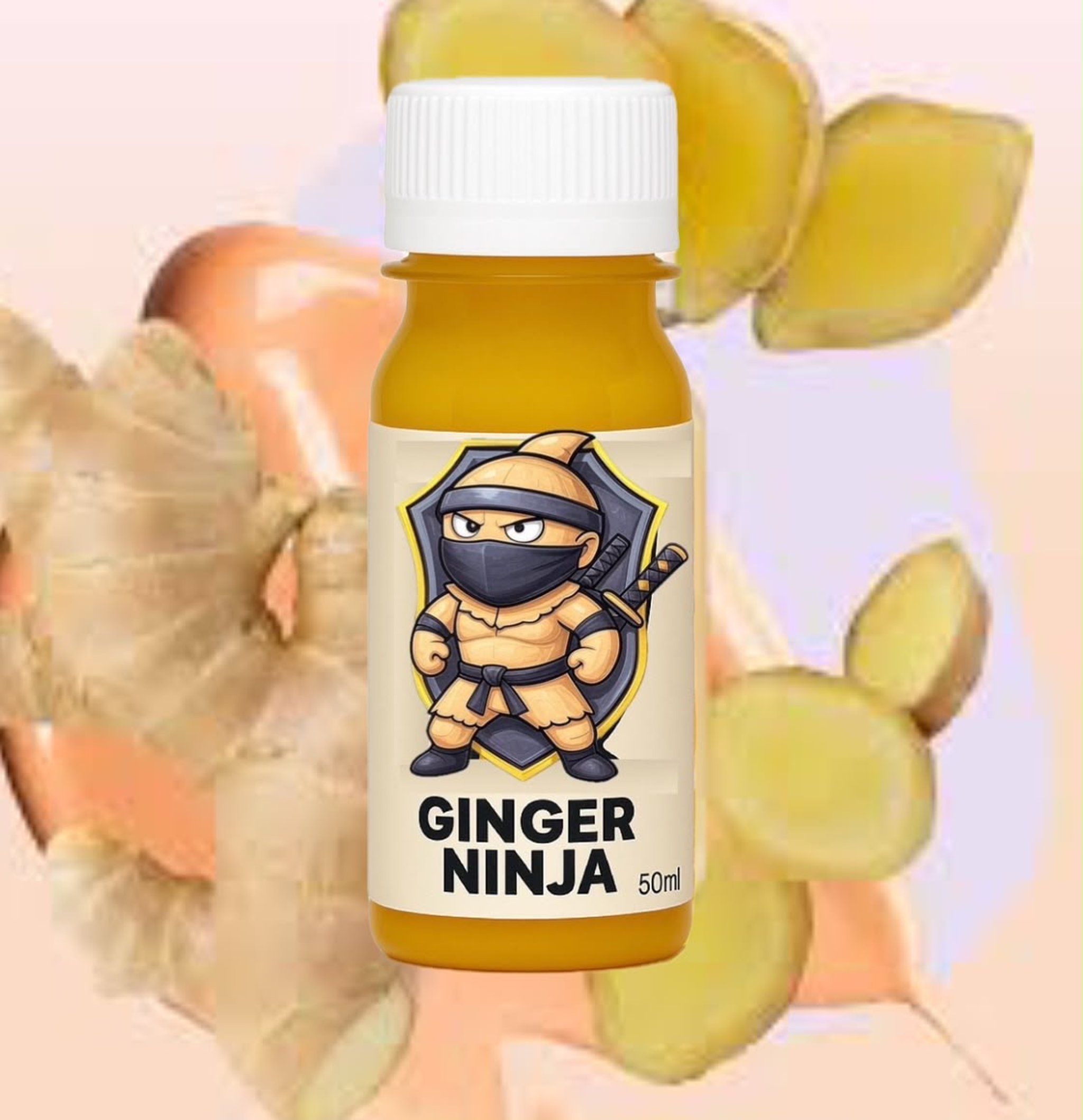 Ginger Ninja Juice bottle