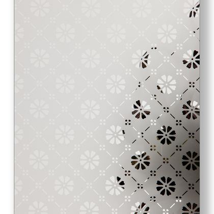 Figuurglas Mousseline