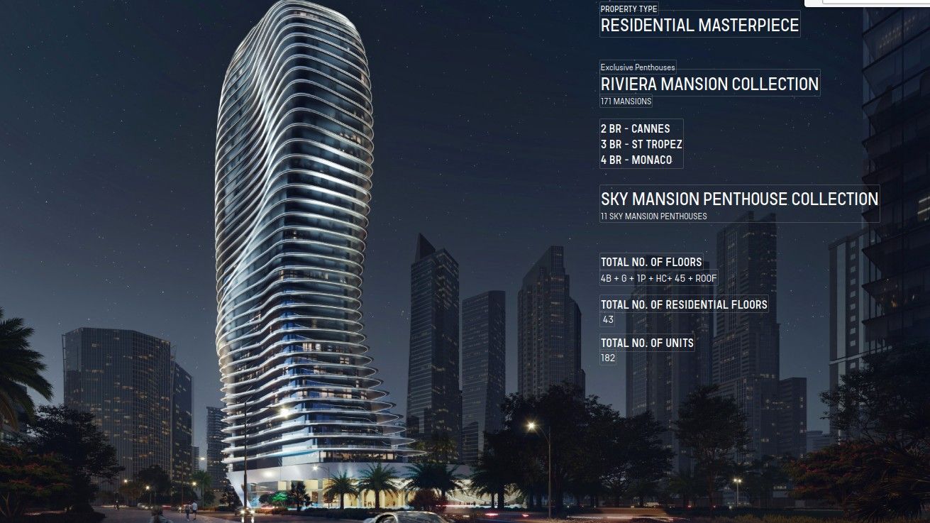 BUGATTI RESIDENCES BY BINGHATTI - A TRIBUTE TO THE RIVIERA'S FLAIR