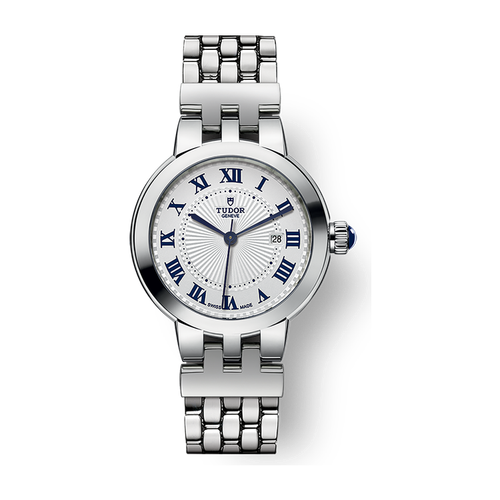 Tudor Clair de Rose 30 White Steel 30mm
