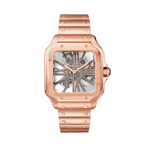 Cartier Santos de Cartier Skeleton Rose Gold 39.7mm