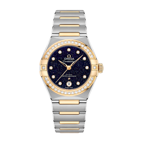 Omega Constellation Blue Two-Tone 29mm