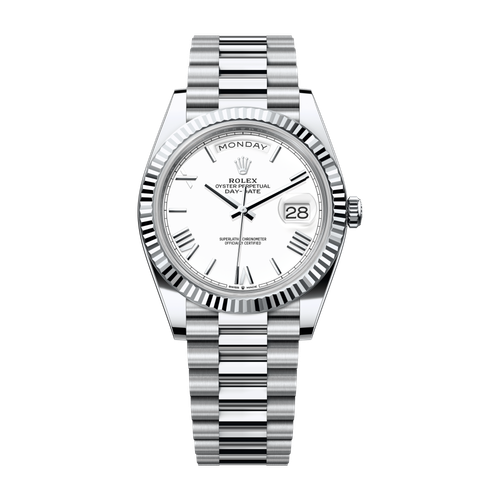 Rolex Day-Date 40 White Platinum 40mm