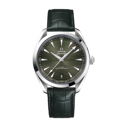 Omega Seamaster Aqua Terra 150M Green Steel Leather 41mm