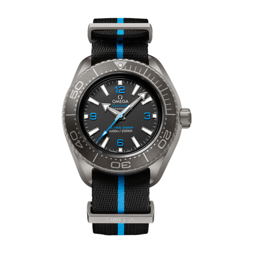 Omega "Ultra Deep" Seamaster Planet Ocean 6000M Black Titanium Fabric 45.5mm