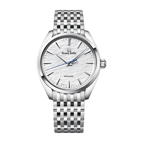 Grand Seiko "Omiwatari" Elegance Thin Dress Series White Steel 38.5mm