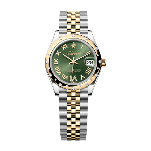 Rolex Datejust 31 Green Two-Tone 31mm