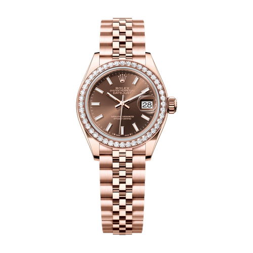 Rolex Lady-Datejust Chocolate Rose Gold 28mm