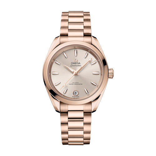 Omega Seamaster Aqua Terra Shades Silver Rose Gold 34mm