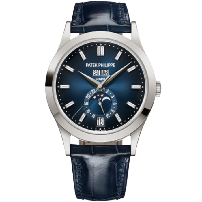 Patek Philippe Complications Blue White Gold Leather 38.5mm