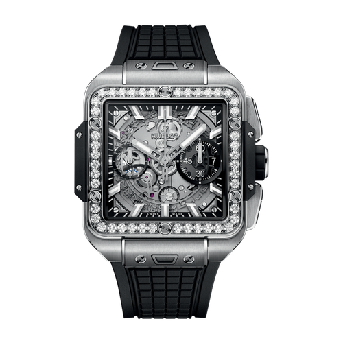 Hublot Square Bang Unico Skeleton Titanium Rubber 42mm