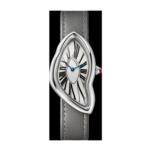 Cartier Crash Platinum Leather 23.3mm