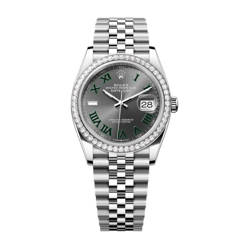 Rolex Datejust 36 Dark Grey Steel & White Gold 36mm