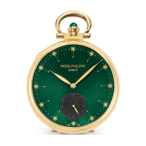 Patek Philippe "Dandelion" Rare Handcrafts Green Yellow Gold 44.1mm