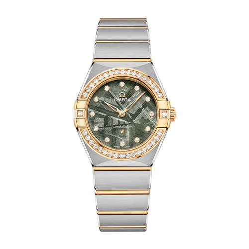Omega Constellation Green Two-Tone 28mm