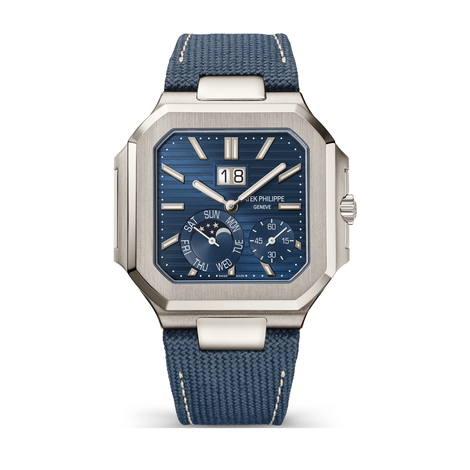 Patek Philippe Cubitus Blue Platinum Rubber 45mm