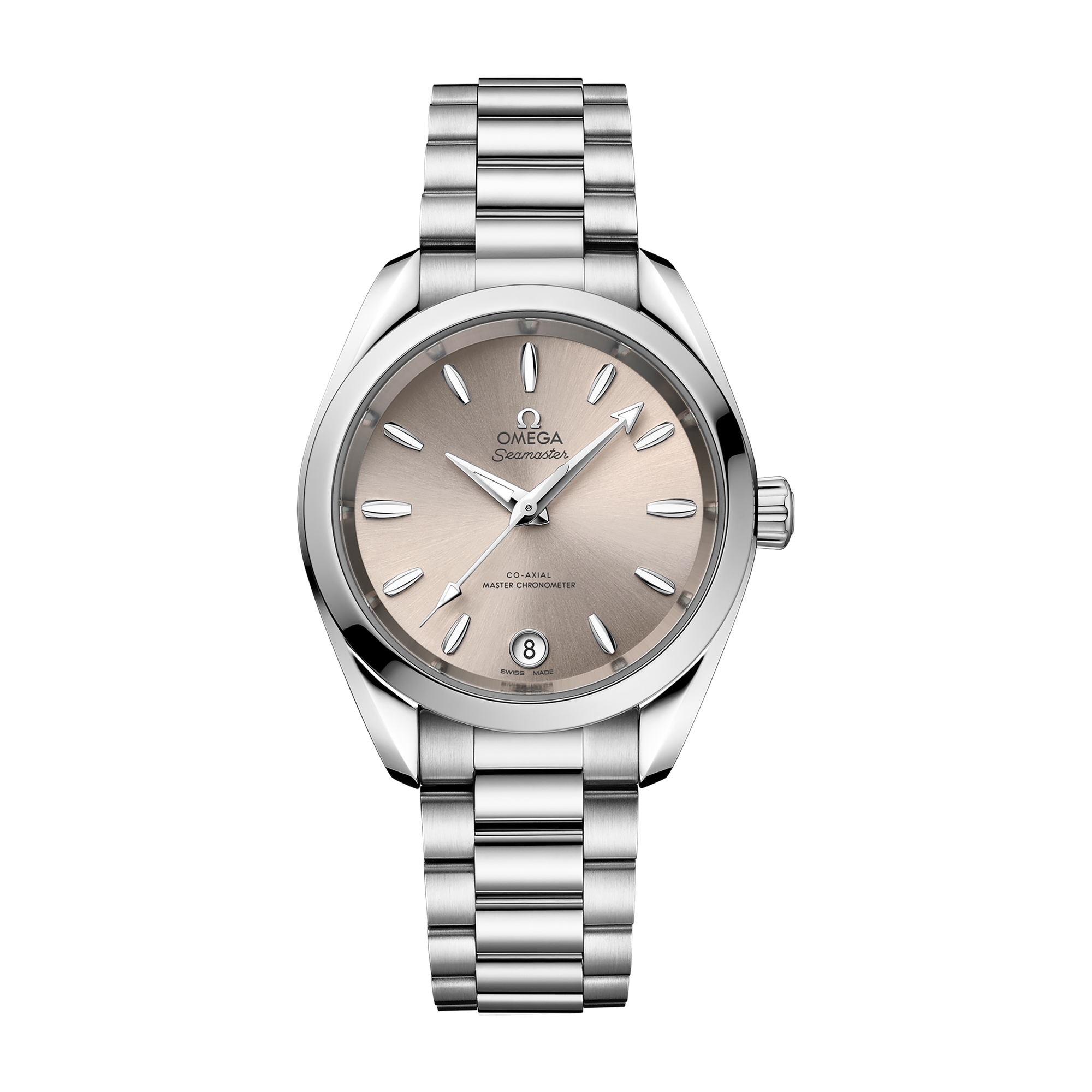 Omega Seamaster Aqua Terra Shades Champagne Steel 34mm