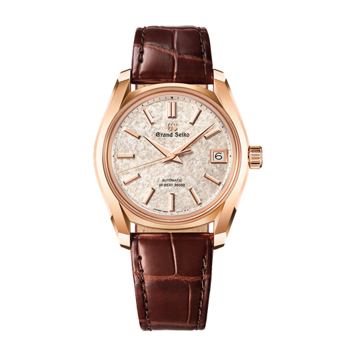 Grand Seiko "Sakura-kakushi" Heritage 62GS Pink Rose Gold Alligator Leather 38mm