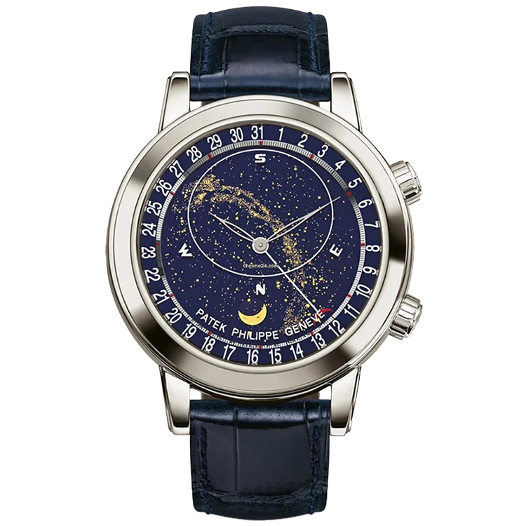 Patek Philippe Grand Complications Blue Platinum Leather 44mm