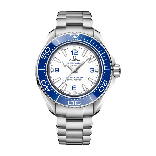 Omega "Ultra Deep" Seamaster Planet Ocean 6000M White Steel 45.5mm