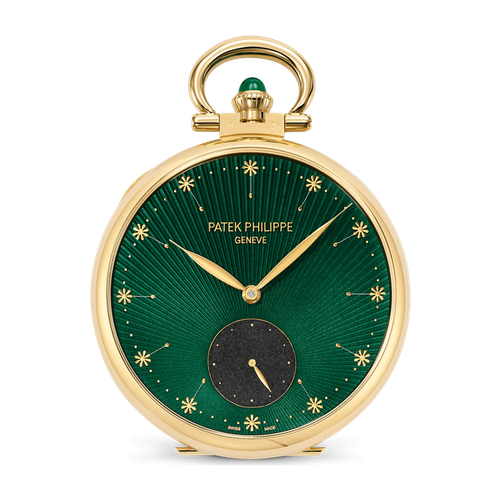 Patek Philippe "Dandelion" Rare Handcrafts Green Yellow Gold 44.1mm