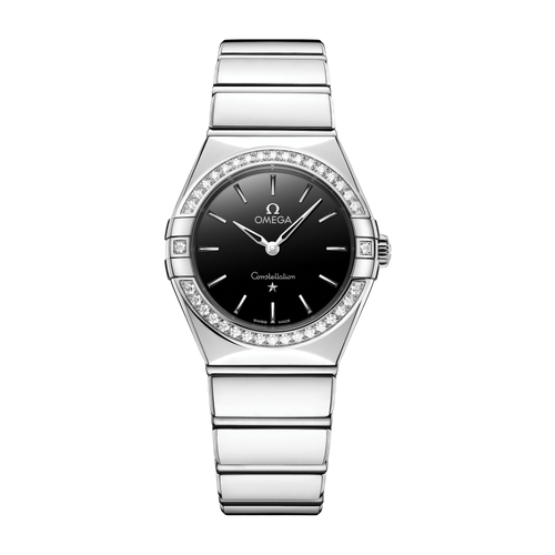 Omega Constellation Black Steel 28mm