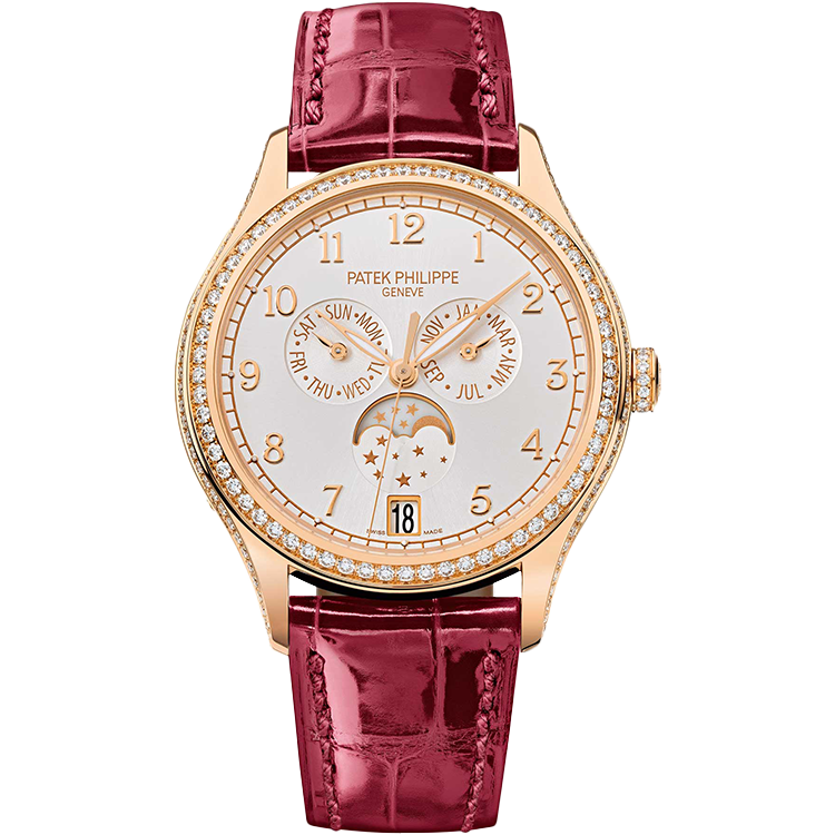 Patek Philippe Complications White Rose Gold Leather 38mm
