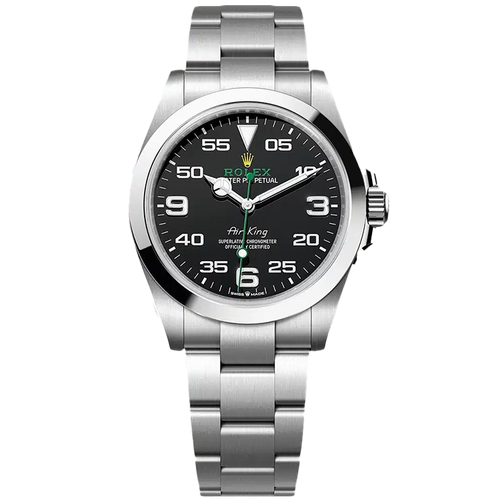 Rolex Air King Black Steel 40mm