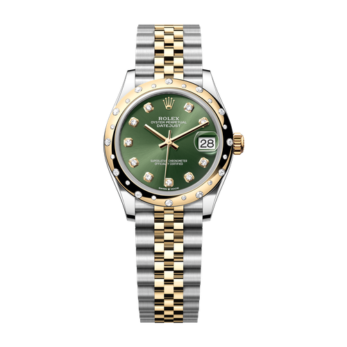 Rolex Datejust 31 Green Two-Tone 31mm