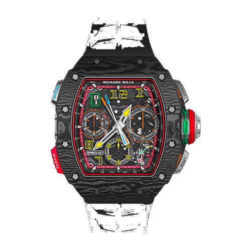 Richard Mille RM 65-01 Skeleton Carbon Rubber 44.5mm