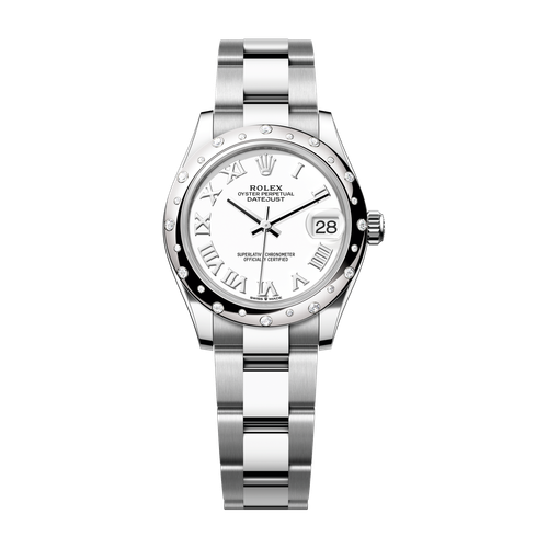 Rolex Datejust 31 White Steel & White Gold 31mm