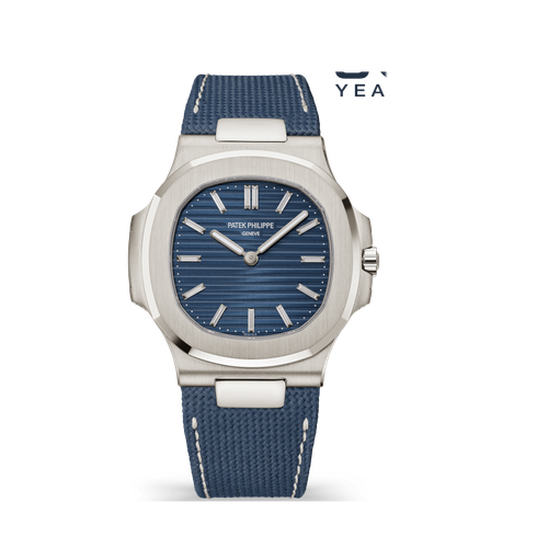 Patek Philippe Nautilus Blue White Gold Rubber 41mm